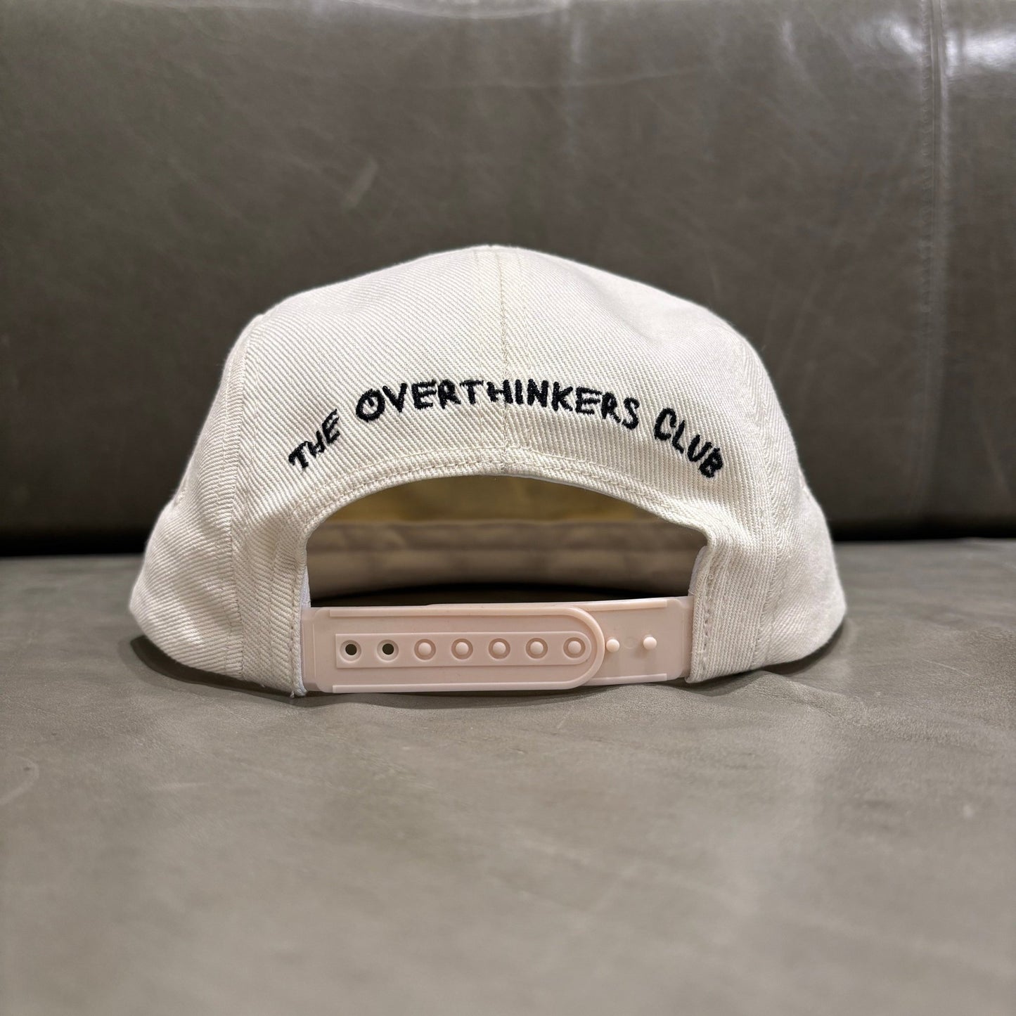 Trust Yourself Camper Hat — flat lay, structured brim and crown | Overthinkers Club
