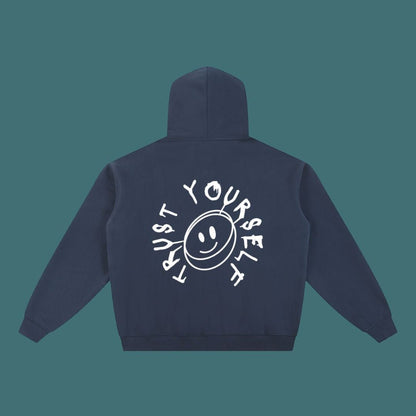 Trust Yourself Zip Through Hoodie - Overthinkers Club