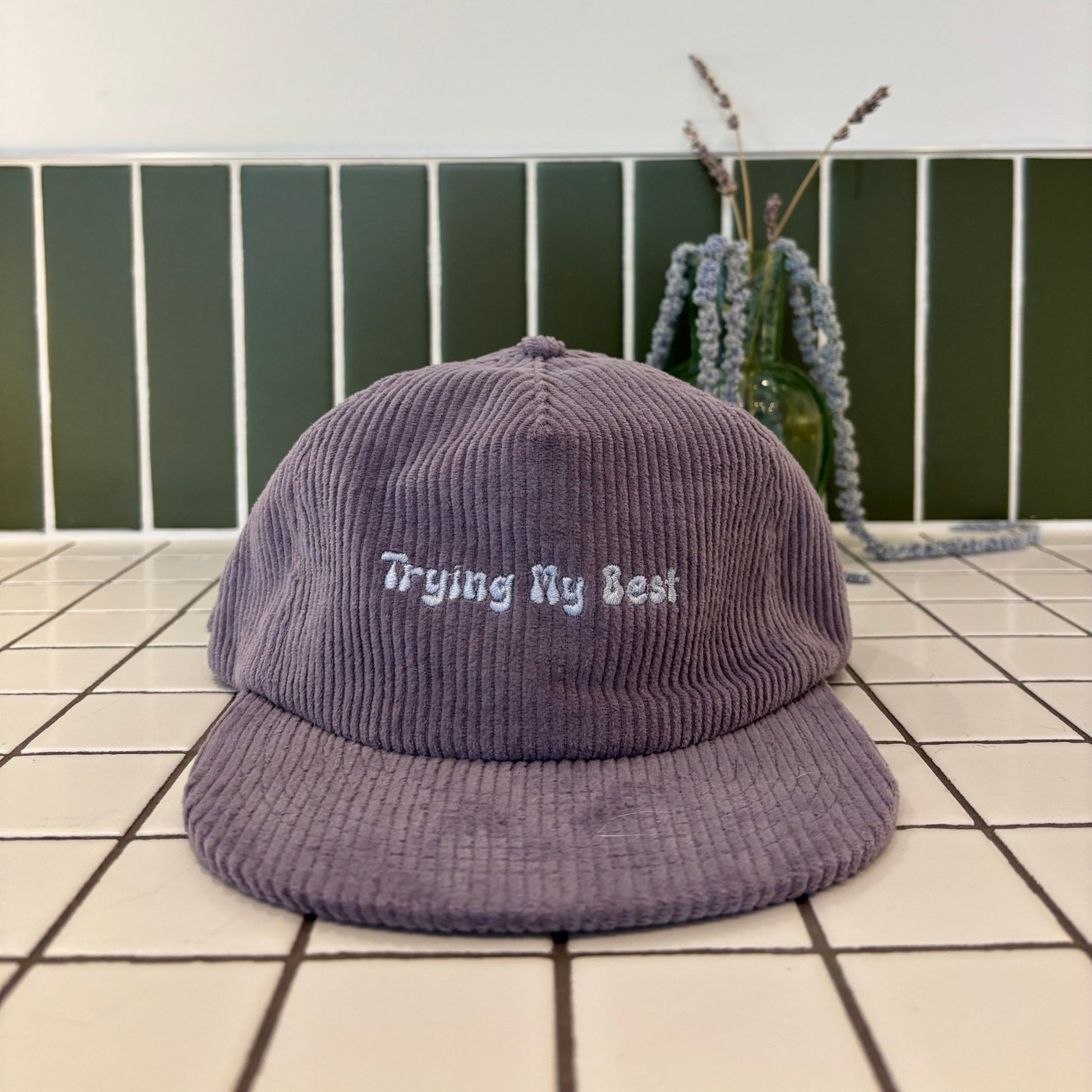 Trying My Best Corduroy 5 - Panel Hat - Overthinkers Club