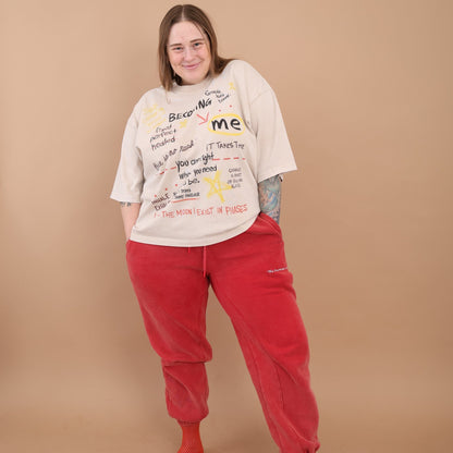 'What if it all works out?' Fleece Joggers - Overthinkers Club
